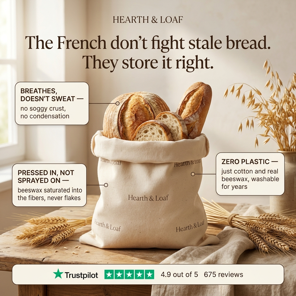 Hearth & LOAF Beeswax Bread Bag