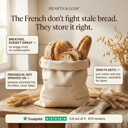 Hearth & LOAF Beeswax Bread Bag