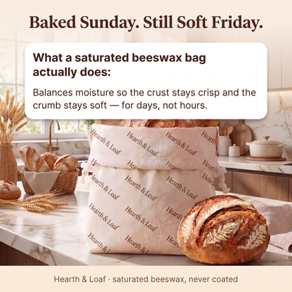 Hearth & LOAF Beeswax Bread Bag
