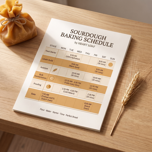 The Heart Loaf Baking Schedule