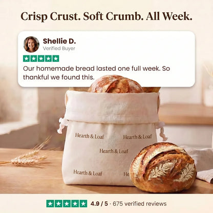 Hearth & LOAF Beeswax Bread Bag